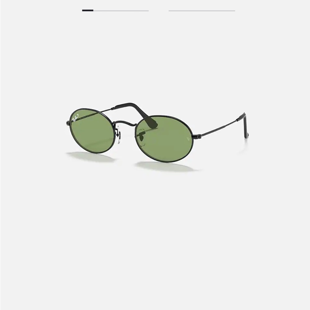 Ray-Ban Polarized Oval Collection Green Classic G-15